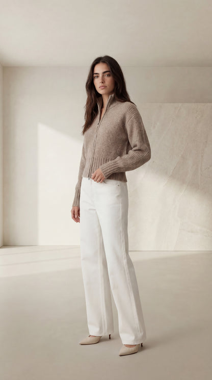 Irina Zip Cardigan